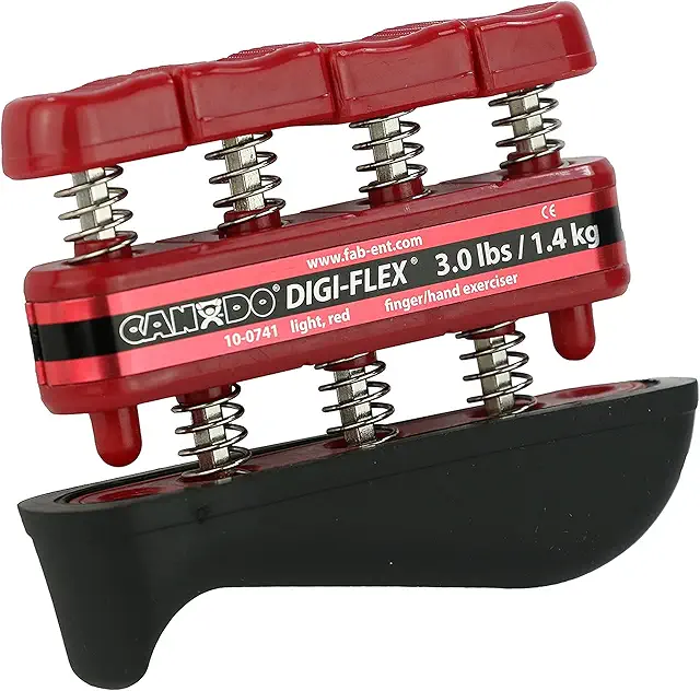Digi-Flex Style Finger Exerciser — local reference photo in HandTherapy.app catalog (education; not retailer packaging)