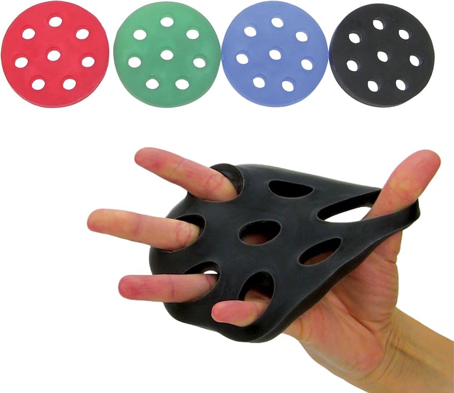 TheraBand Hand Xtrainer — local reference photo in HandTherapy.app catalog (education; not retailer packaging)