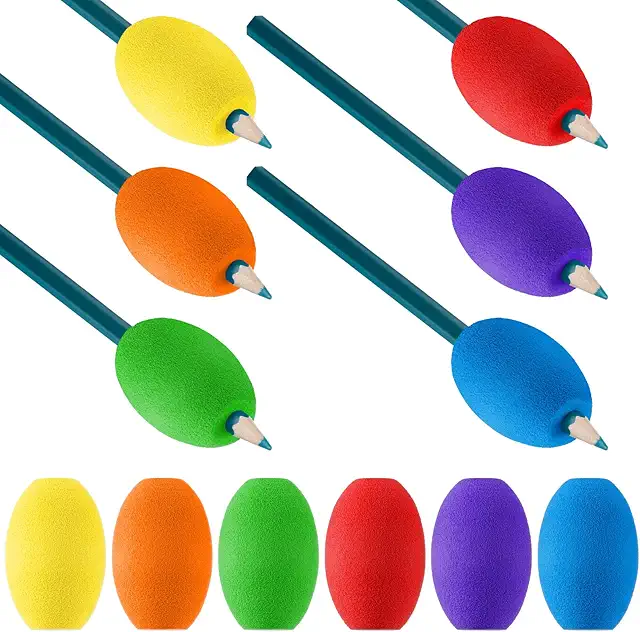 Built Up Pen Grips — local reference photo in HandTherapy.app catalog (education; not retailer packaging)